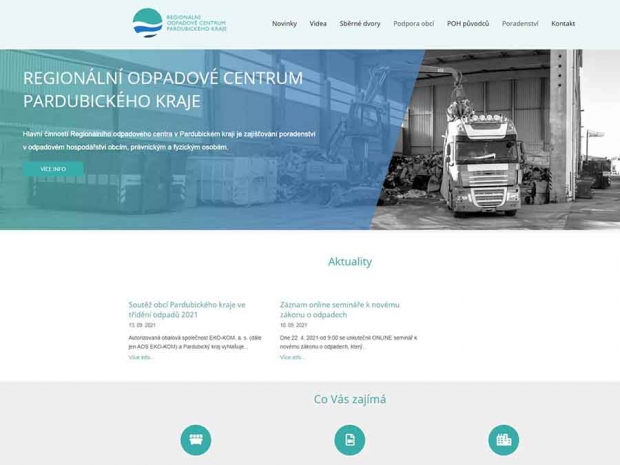 Redesign webu pro odpadypk.cz